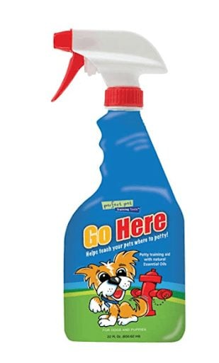 17 Indoor Dog Potty Types - The Ultimate Buying Guide for 2019-Pee Pad Attractant Spray