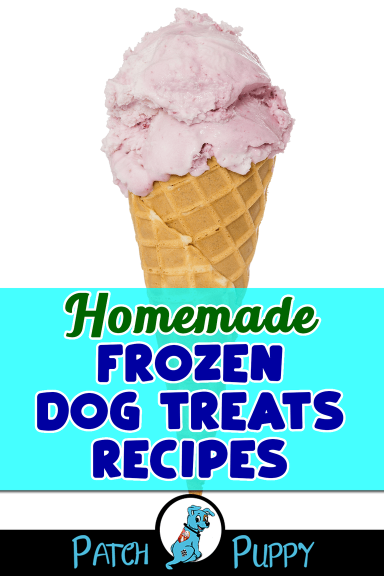 13 Homemade Frozen Dog Treats Recipes w/Reader Favorite 3 Ingredient Dog Ice Cream Recipe